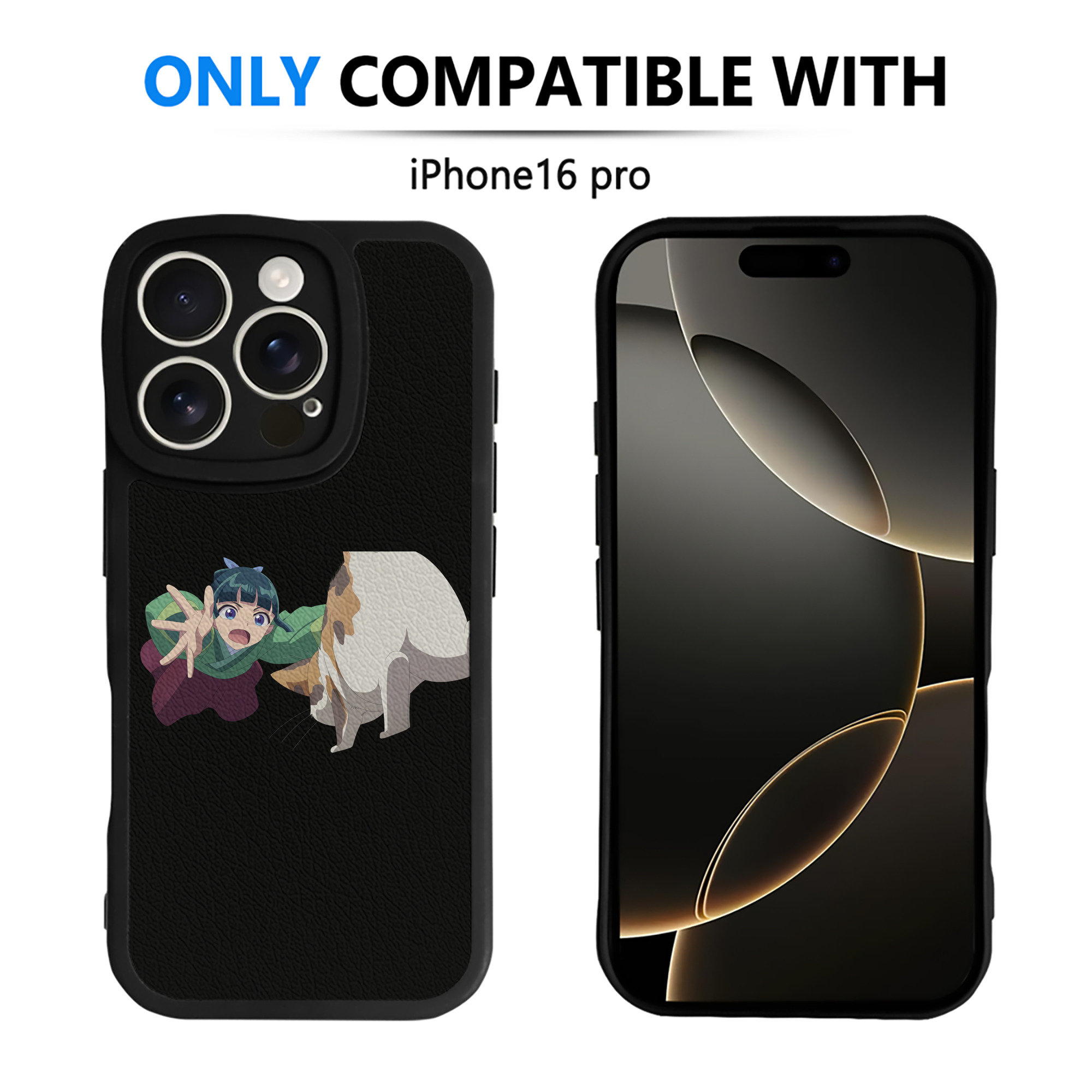 薬屋のひとりごと The Apothecary Diaries 【iPhone 16シリーズ対応】シリコンスマホケース（レザー調） 材質：シリコン